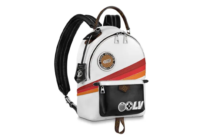 LOUIS VUITTON Palm Springs Backpack Pm White