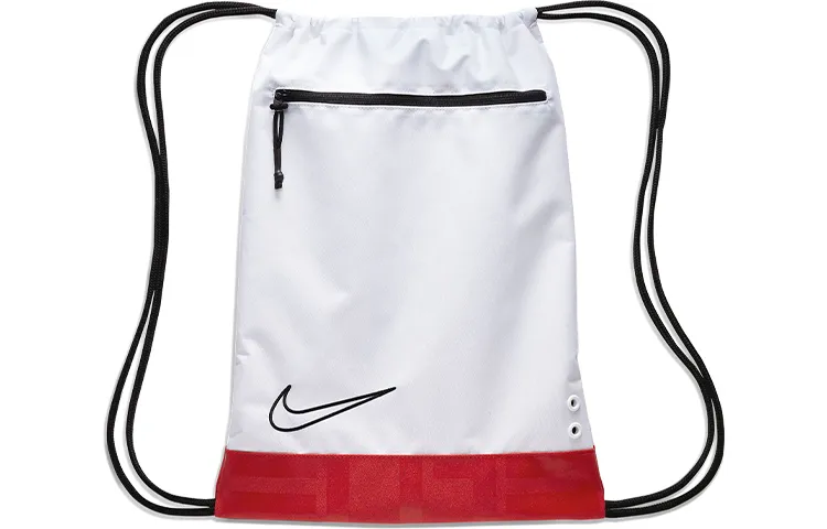 Nike Polyester Backpacks Regular Men's White Red Black