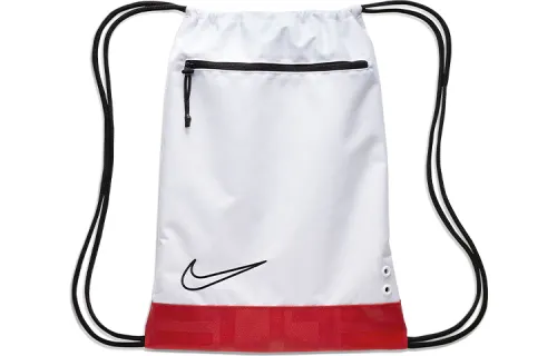 Nike Polyester Backpack Regular Men's White Red Black