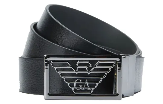 EMPORIO ARMANI Logo Buckle Detailed Belt
