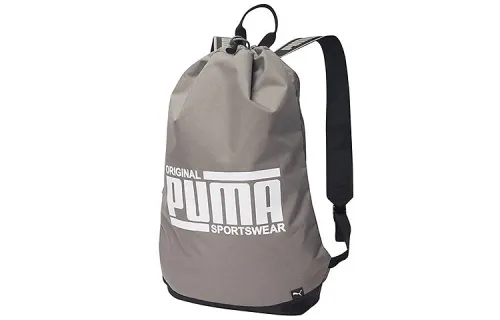 PUMA Polyester Backpack Regular Unisex Gray