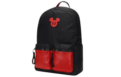 Li Ning Pu Backpack Unisex Black Red Multicolor