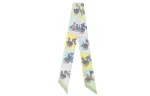 HERMES Silk Scarves Women's Yellow