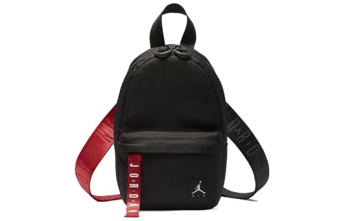 Jordan Polyester Crossbody Bag Backpack Regular Unisex Black