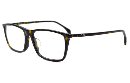 Gucci rectangular-frame logo-detail glasses