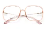 DIOR Plate And Metal Square Eyeglass Frames Unisex