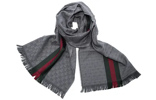 GUCCI GG Wool Knit Scarves Unisex