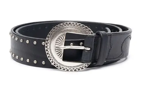 Golden Goose Deluxe Brand Stud Detailed Buckle Belt