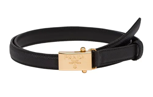 PRADA Saffiano Leather Belts Women's