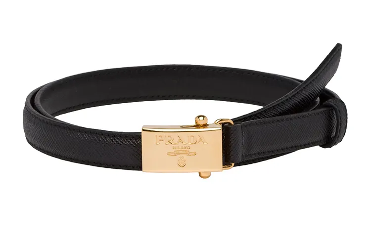 PRADA Saffiano Leather Belts Women's