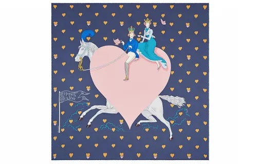 HERMES Scarves Women's Dark Blue