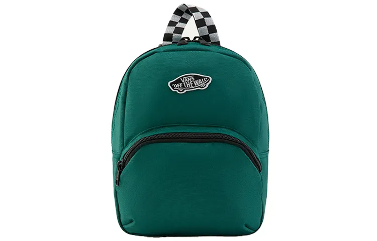 Vans Preppy Style Polyester Backpack Women's Blue Green