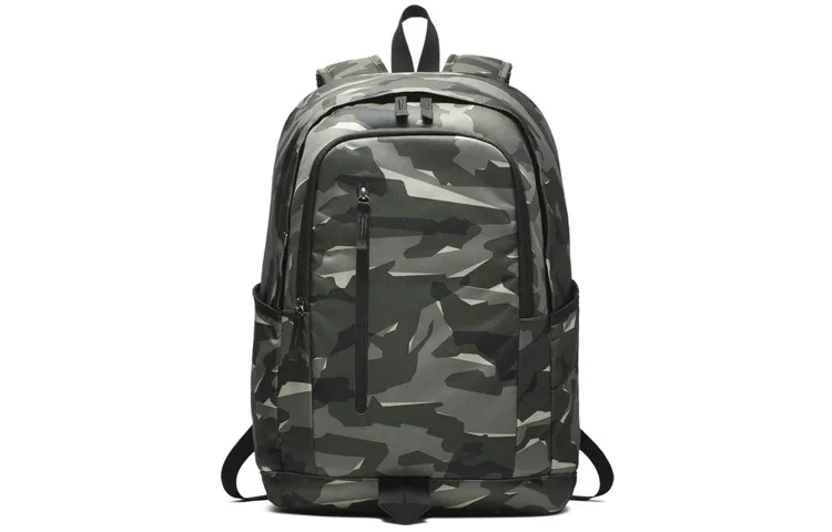 Nike Athleisure Polyester Travel Bag Backpack Regular Unisex Camouflage