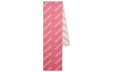 Balenciaga Knit Scarves Women's White Pink