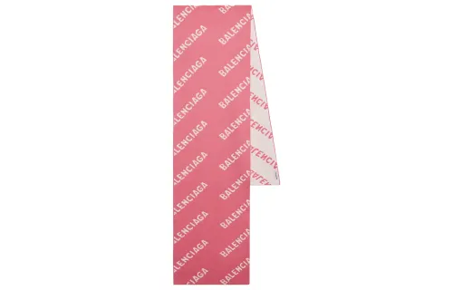 Balenciaga Knit Scarves Women's White Pink