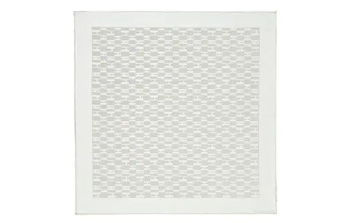 HERMES Faconnee Scarves Men's White