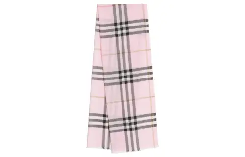 Burberry Lightweight Check Wool Scarf