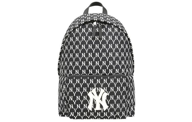 MLB Polyester Backpack Large Unisex Black White