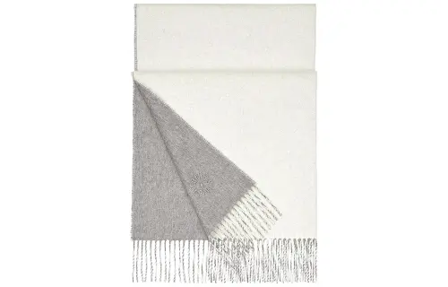 HERMES Knit Scarves Unisex Ivory