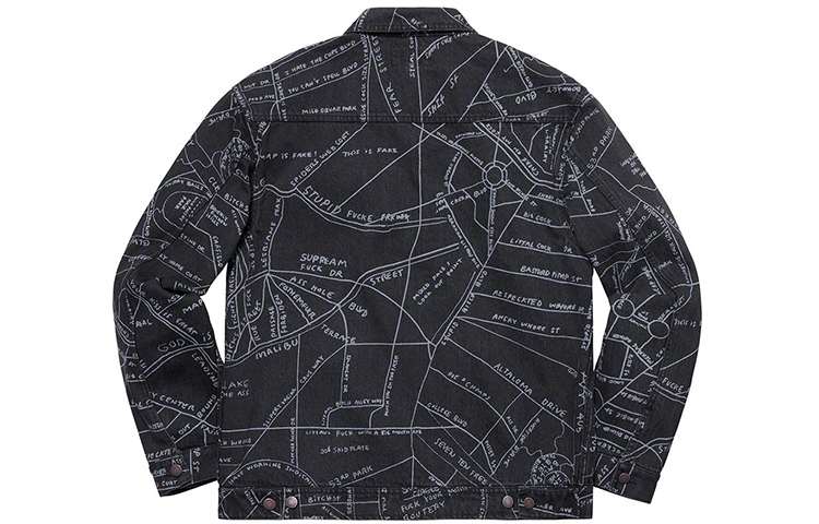 Supreme SS19 Gonz Map Work Jacket     