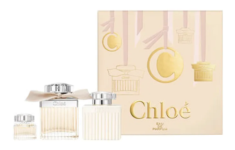 Chloe, body cream, perfume, set, 3 piece set