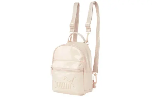 PUMA Textile, Artificial Leather Backpack Regular Unisex Butter Quicksand