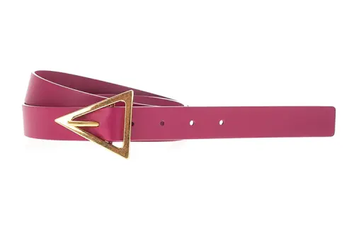 Bottega Veneta Leather Belts Women's Pink