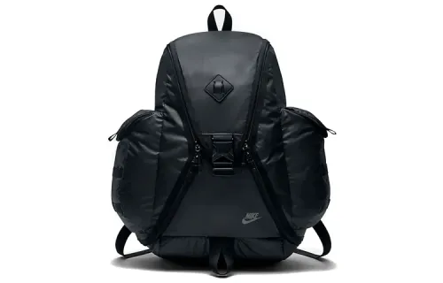 Nike Nylon Fabric Backpack Regular Unisex Black