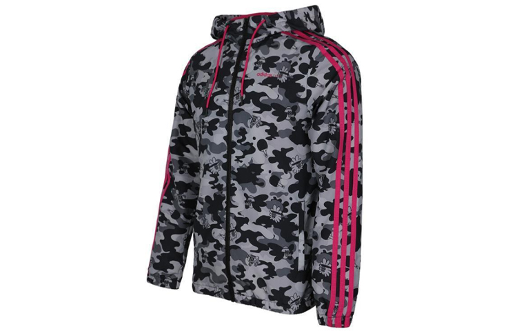 Мужская куртка adidas neo M Radio W WB (черная) — фото 3