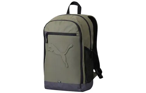 PUMA Polyester Backpack Regular Unisex Army Green