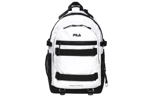 FILA Nylon Backpack Regular Unisex Black White