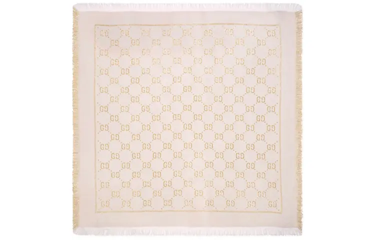 GUCCI Knit Scarves Kids Gold/Silver