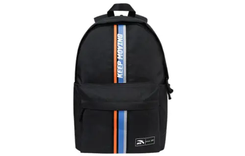Anta Pu Laptop Bag Backpack Regular Unisex Black Blue