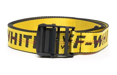 OFF WHITE Iconic Industrial Style Leather Belts Men's
