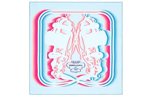 HERMES Scarves Women's Light Blue