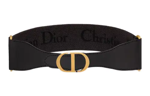 DIOR Leather Belts Women's Width 6.5cm