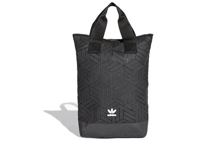 Adidas Originals Artificial Leather Backpack Unisex Pure Black