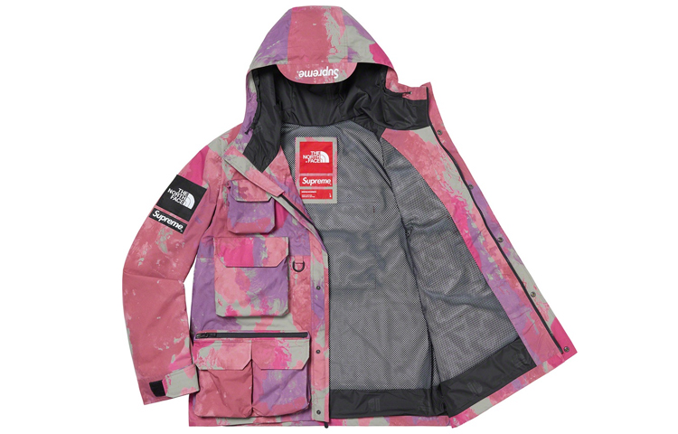Куртка Supreme TNF (разноцветная) — фото 3