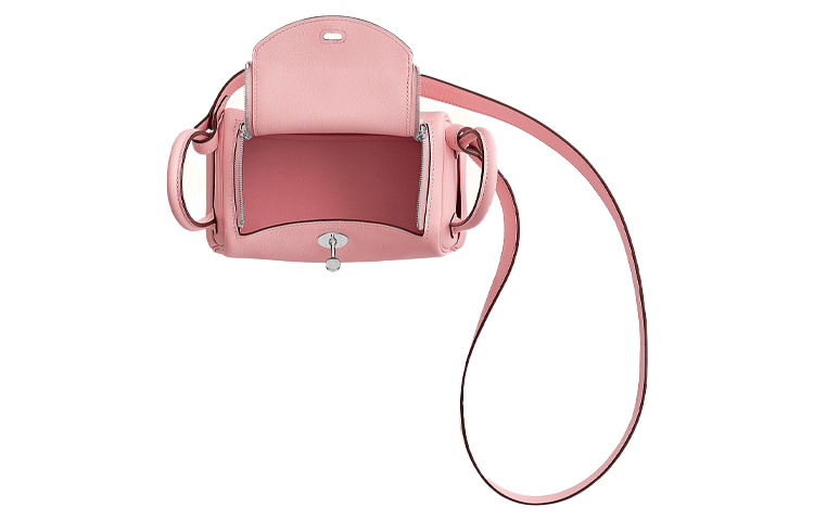 Женская сумка Hermes Lindy 19 (розовый) — фото 3