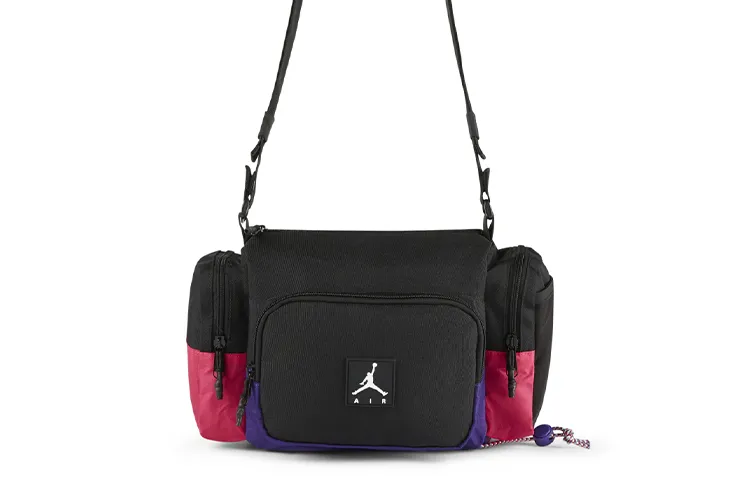 Jordan Polyester Fanny Pack, Crossbody Bag, Shoulder Bag Unisex Black