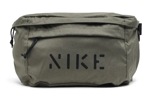 Nike Polyester One Shoulder Crossbody Fanny Pack Regular Unisex Olive Green