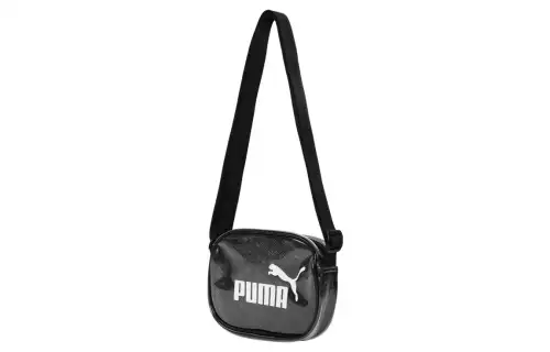 PUMA Polyurethane Shoulder Bag, Crossbody Bag Regular Women's Black