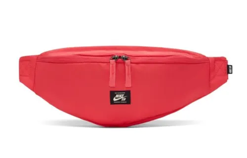 Nike Heritage Polyester Crossbody Bag, Sling Bag, Fanny Pack Regular Unisex Red