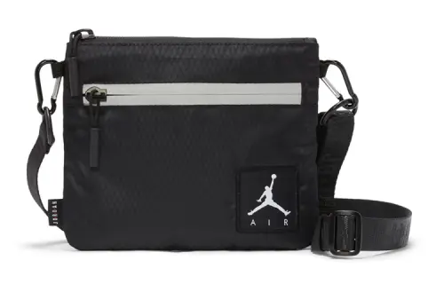 Jordan Nylon Shoulder Bag, Crossbody Bag Regular Unisex Black