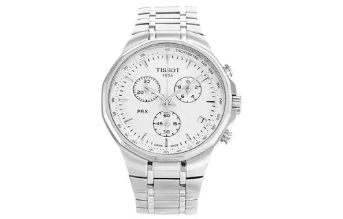 TISSOT PRX Quartz Movement Men's Watches Watch 40.3mm White Dial Stainless Steel Watchband