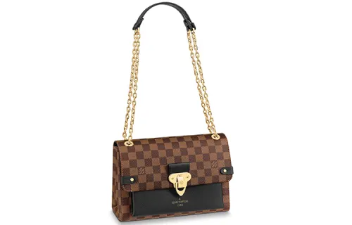 LOUIS VUITTON Vavin Canvas With Leather Mewi Handbag, Shoulder Bag, Crossbody Bag Small Women's Black