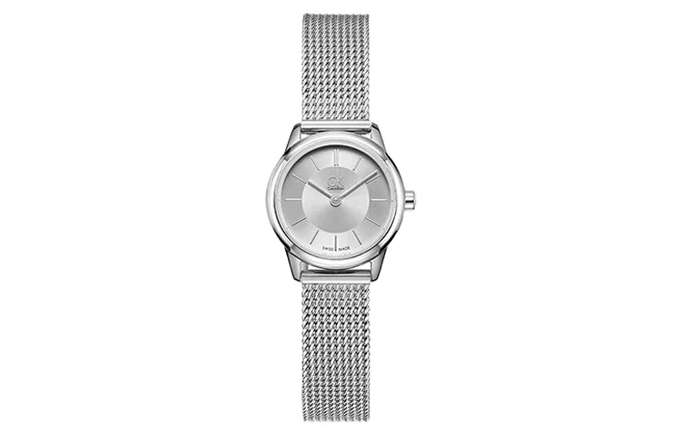CALVIN KLEIN Simple Collection Wrist Watches Quartz Movement Stainless Steel Watchband Silver Dial Women's Watch