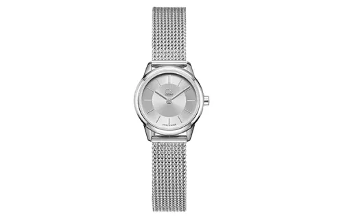 CALVIN KLEIN Simple Collection Wrist Watches Quartz Movement Stainless Steel Watchband Silver Dial Women's Watch