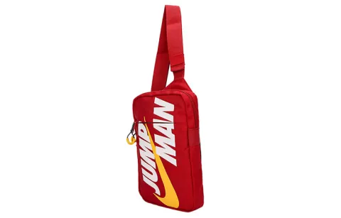 Jordan Canvas Shoulder Bag, Crossbody Bag, Fanny Pack Small Unisex Red