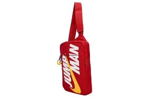 Jordan Canvas Shoulder Bag, Crossbody Bag, Fanny Pack Small Unisex Red
